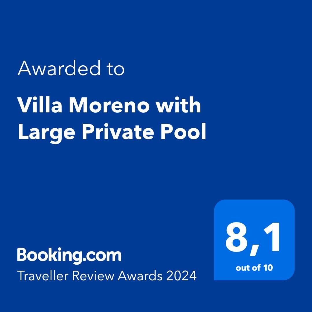 Villa Moreno With Large Private Pool 哈维亚 外观 照片